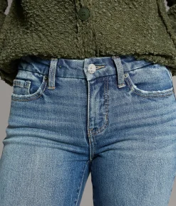 BKE Andi Cropped Straight Stretch Cuffed Jean Pacheco Best