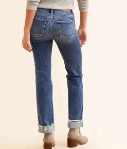 Jeans|Bke Jeans | BKE Andi Cropped Straight Stretch Cuffed Jean Velez 2