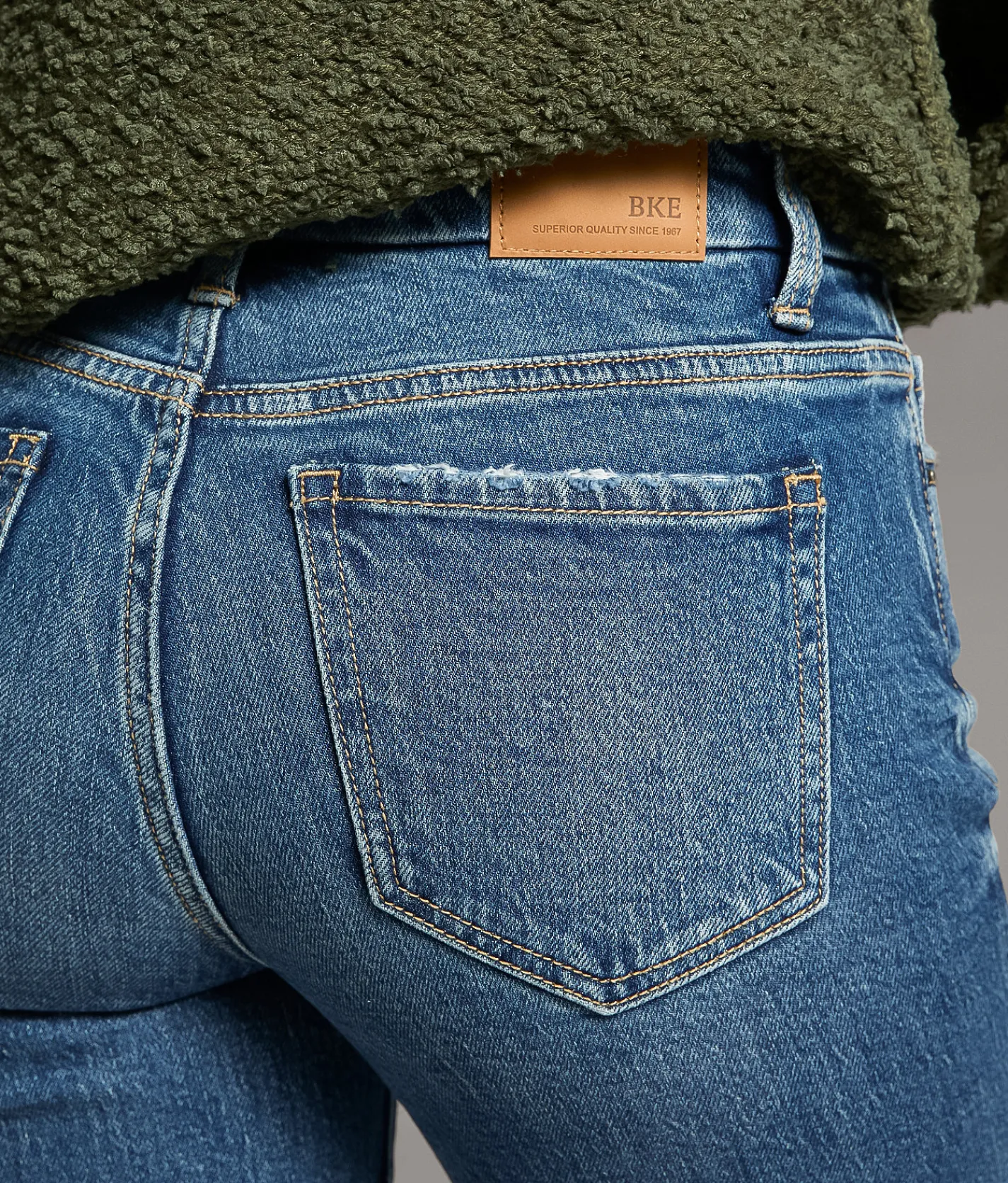 Jeans|Bottoms | BKE Andi Cropped Straight Stretch Cuffed Jean Pacheco