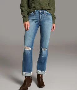 Jeans|Bottoms | BKE Andi Cropped Straight Stretch Cuffed Jean Pacheco