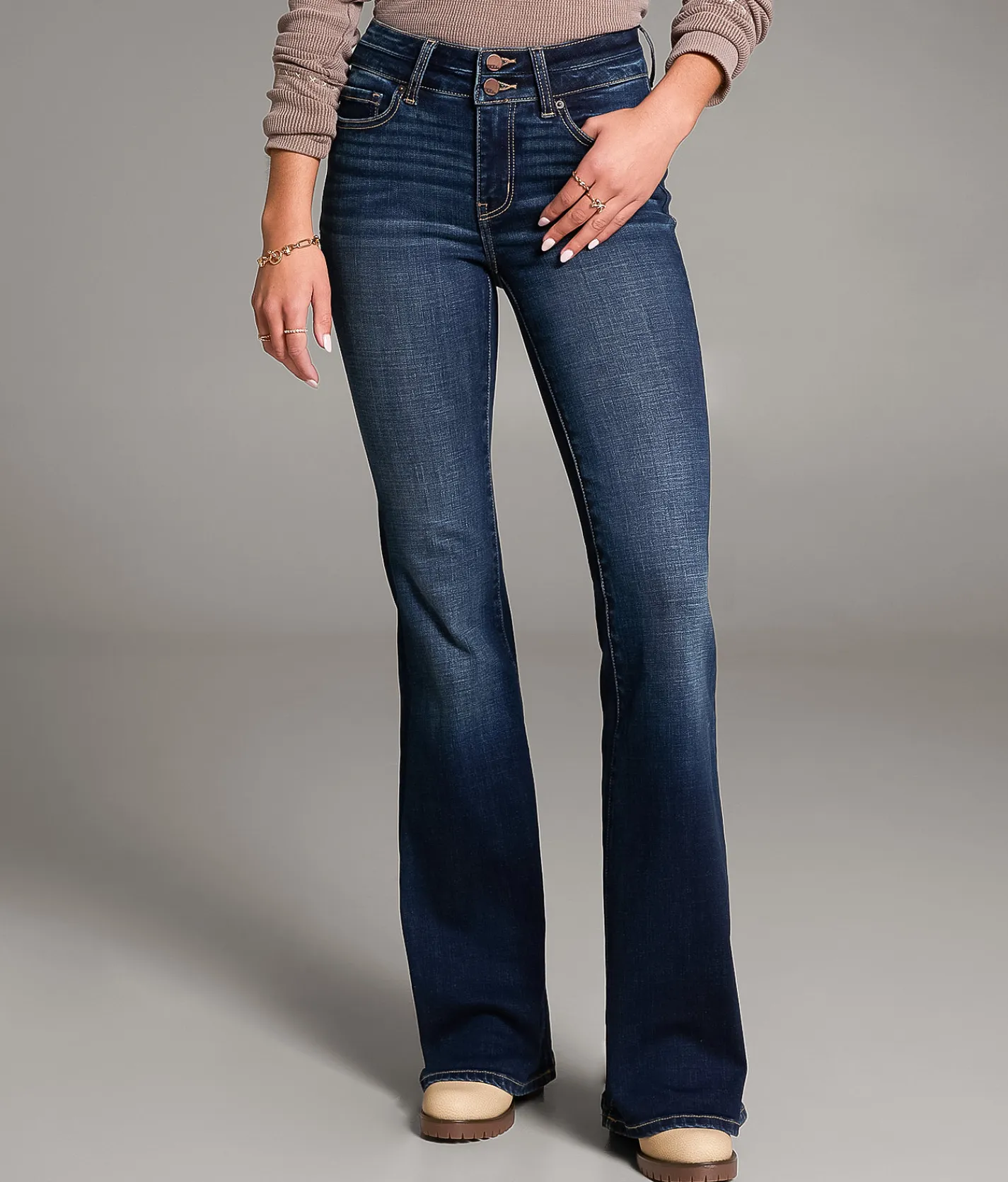 Jeans|Bottoms | BKE Andi Flare Stretch Jean Hosino 2