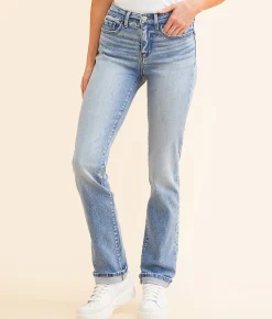 BKE Andi Straight Stretch Cuffed Jean Rosario Best