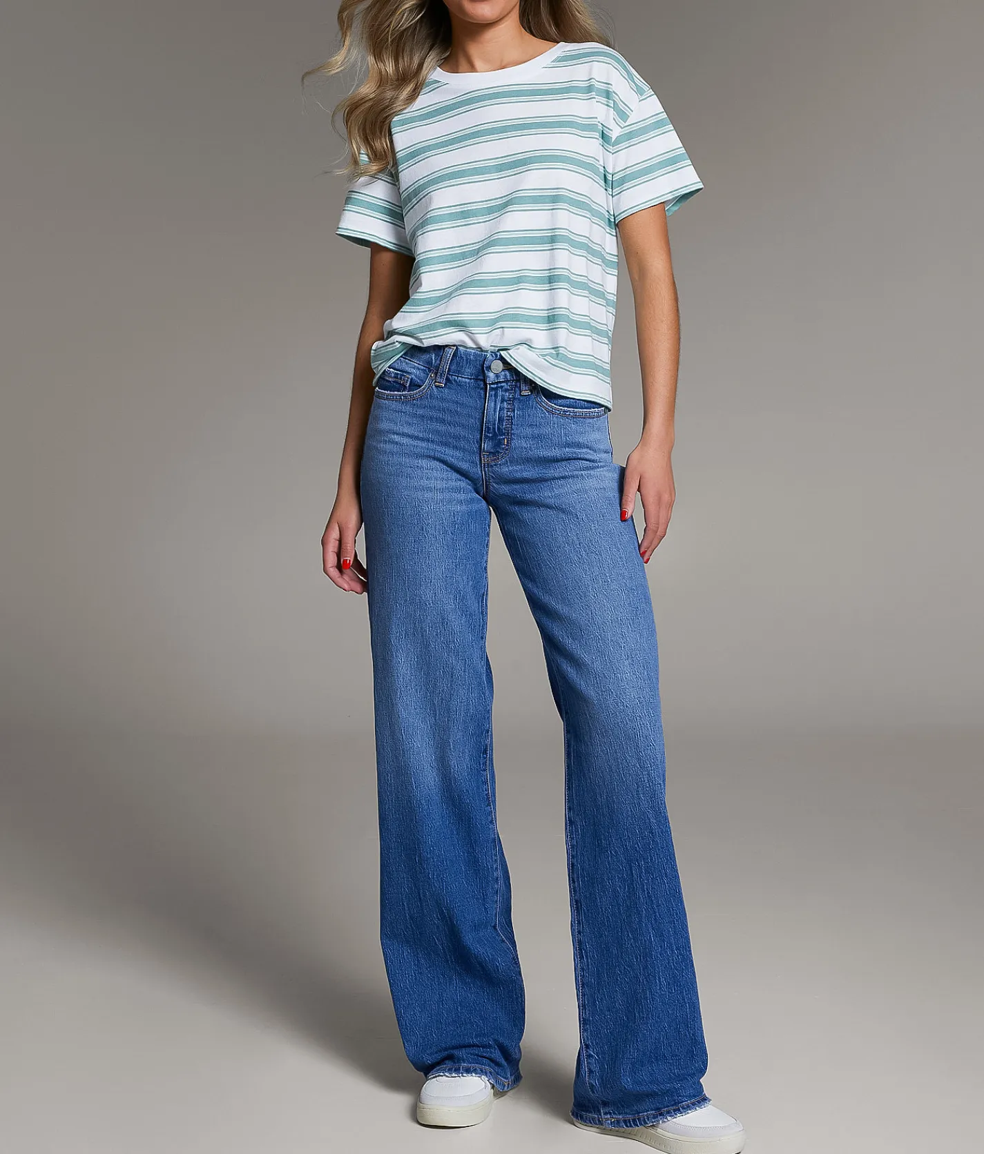 BKE Andi Wide Leg Stretch Jean Pointer