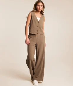 Bottoms | Z Supply Andre Wide Leg Pant Milkshake