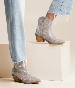 Shoes | Mi.iM Angel Glitz Western Boot Silver