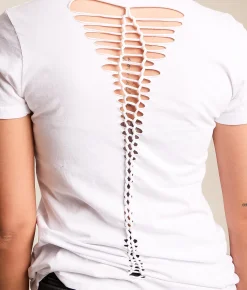 Affliction Angelic Wings T-Shirt White Outlet