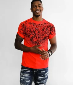 Graphic T-Shirts | Affliction Angels Revival T-Shirt Bright Red