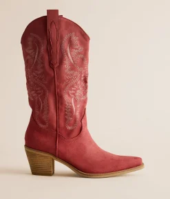 Shoes | Mi.iM Anika Western Boot Red