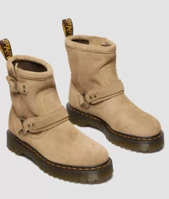 Dr. Martens Anistone Hrns Leather Ankle Boot Savannah Tan Bronx