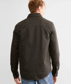 BKE Antique Shacket Brown
