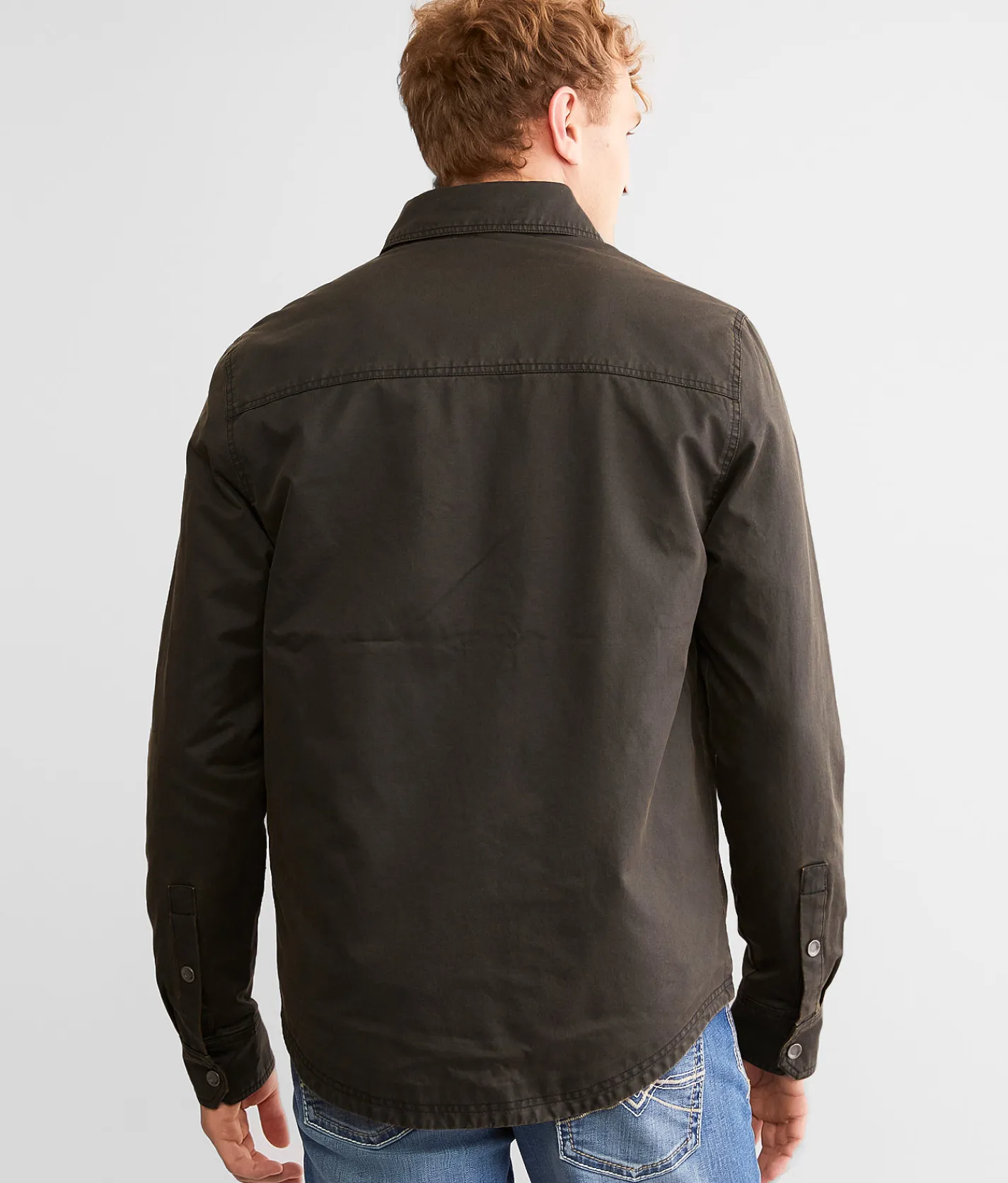BKE Antique Shacket Brown