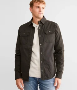 BKE Antique Shacket Brown