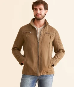 BKE Antique Washed Jacket Tobacco Online