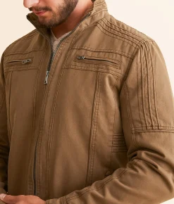 BKE Antique Washed Jacket Tobacco Online