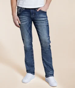 Rock Revival Antonio Slim Straight Stretch Jean Antonio SJ202 Hot
