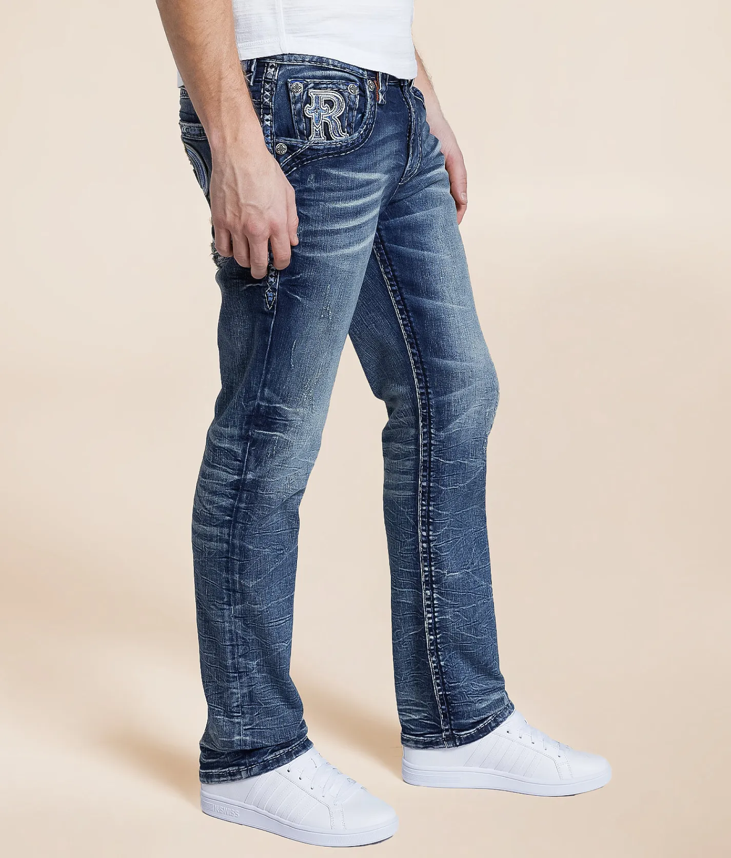 Bottoms | Rock Revival Antonio Slim Straight Stretch Jean Antonio SJ202