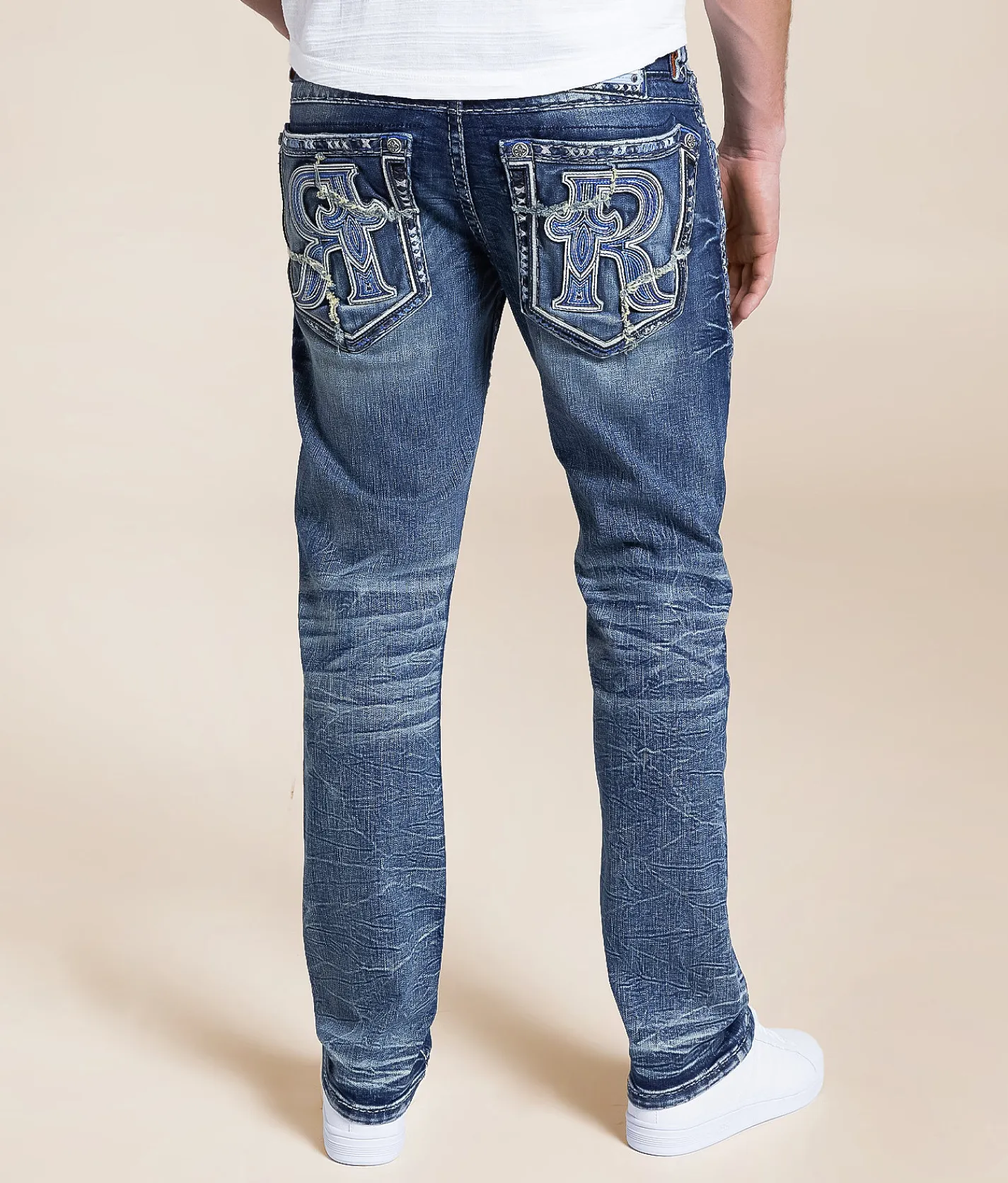 Bottoms | Rock Revival Antonio Slim Straight Stretch Jean Antonio SJ202