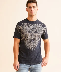 Affliction Apex Predator T-Shirt Black Lava Wash Best