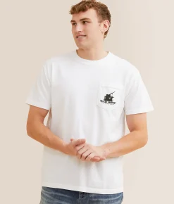 Old Row 80's Camo T-Shirt White Outlet