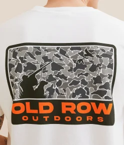 Old Row 80's Camo T-Shirt White Outlet