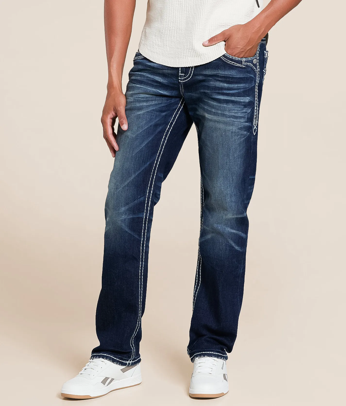 Rock Revival Jeans|Jeans | Rock Revival Aran Straight Stretch Jean Aran J200