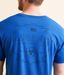 Graphic T-Shirts | Ariat Archstar T-Shirt Royal Blue