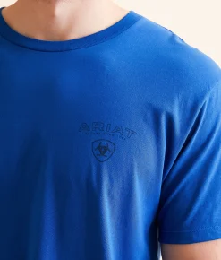 Graphic T-Shirts | Ariat Archstar T-Shirt Royal Blue