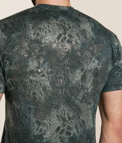 Tops|Graphic T-Shirts | American Fighter Aredale T-Shirt Sage Dk Sage