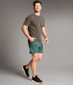 Bottoms|Activewear | Maven Co-op Arena Stretch Short Deep Teal