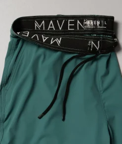 Bottoms|Activewear | Maven Co-op Arena Stretch Short Deep Teal