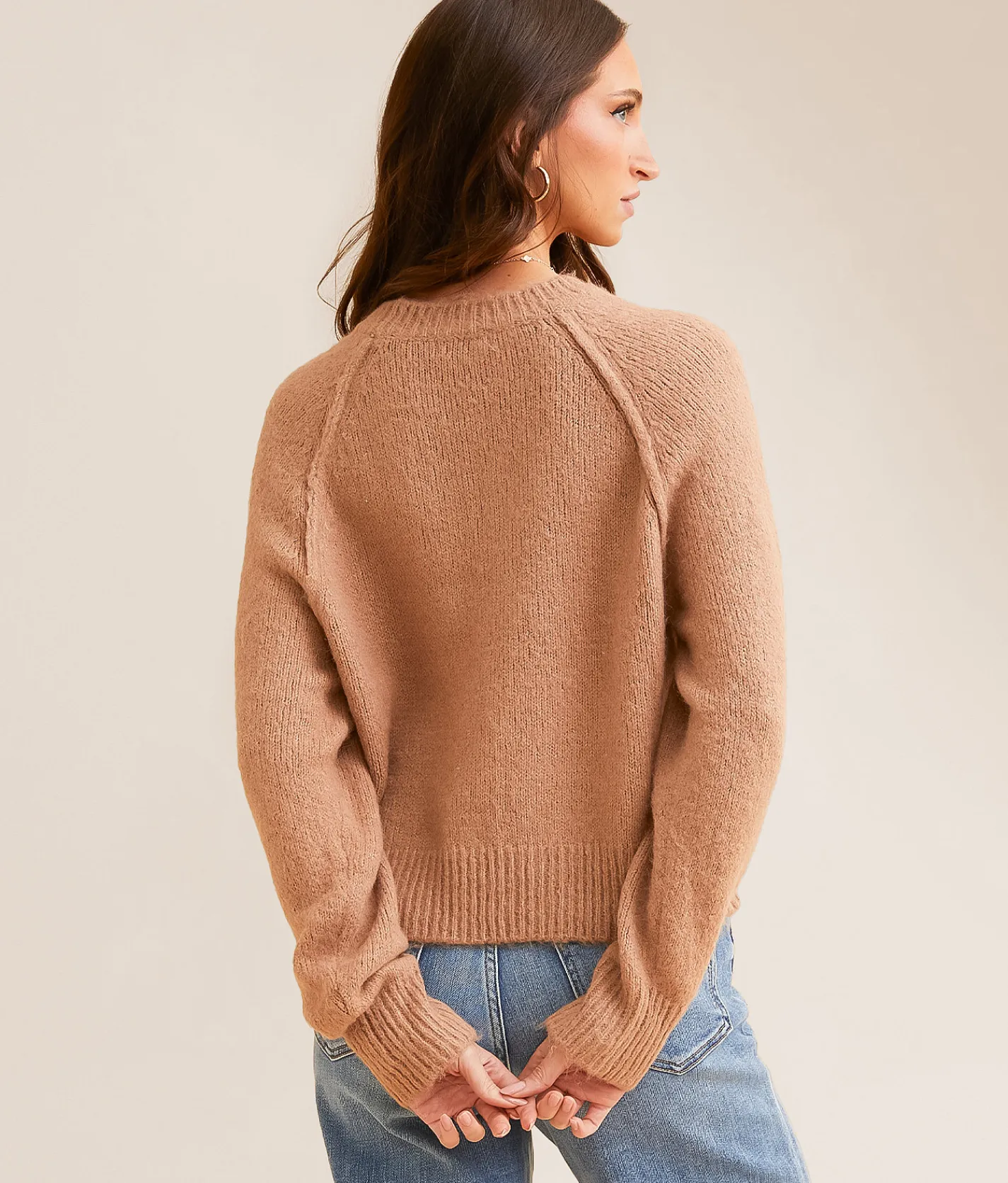 Tops | Z Supply Arian Cropped Sweater Campfire