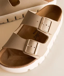 Shoes | Papillio by Birkenstock® Arizona Chunky Suede Sandal Sandcastle