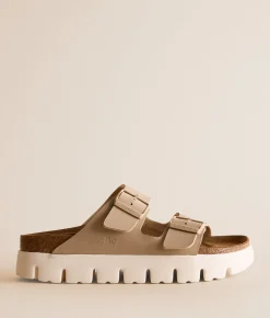 Shoes | Papillio by Birkenstock® Arizona Chunky Suede Sandal Sandcastle