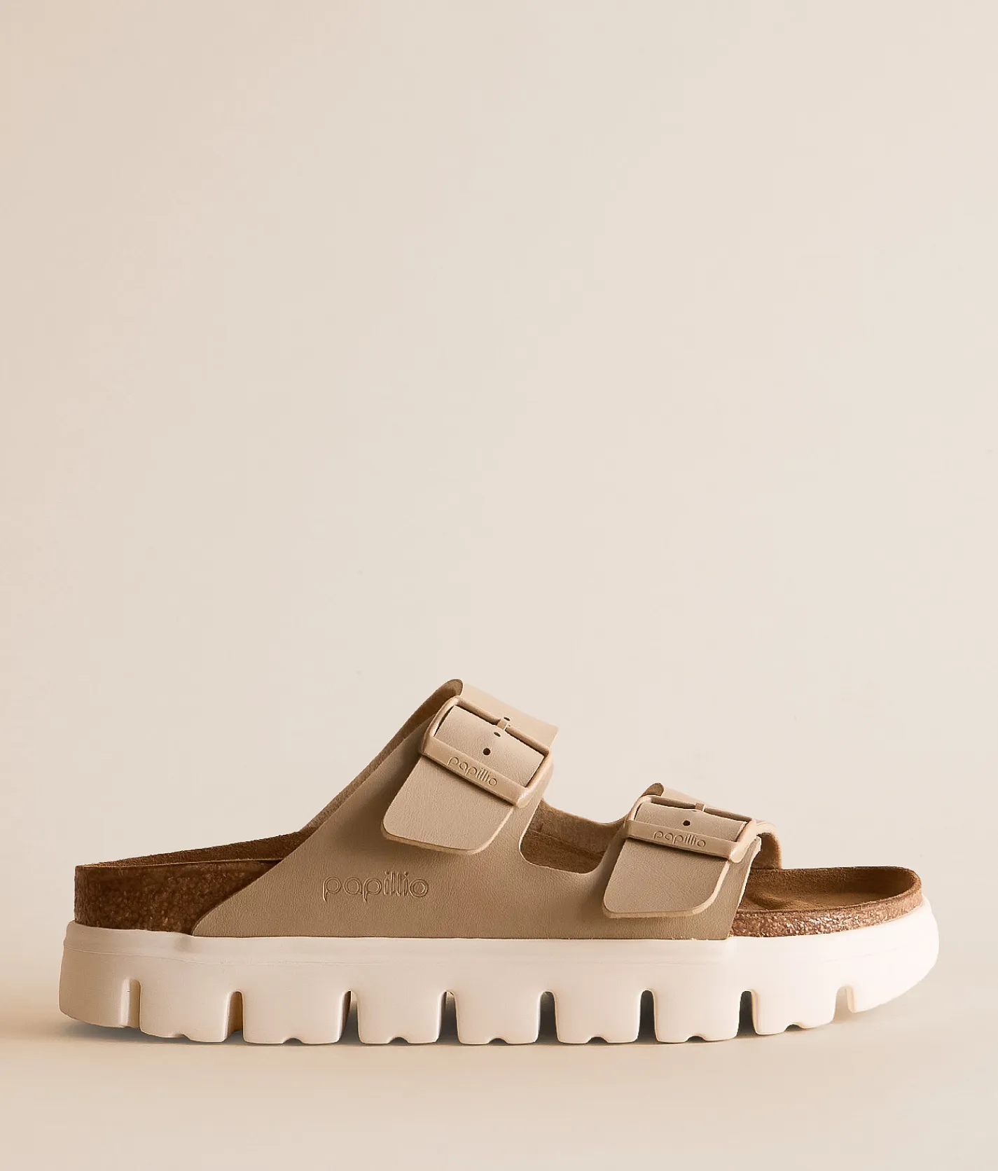 Shoes | Papillio by Birkenstock® Arizona Chunky Suede Sandal Sandcastle