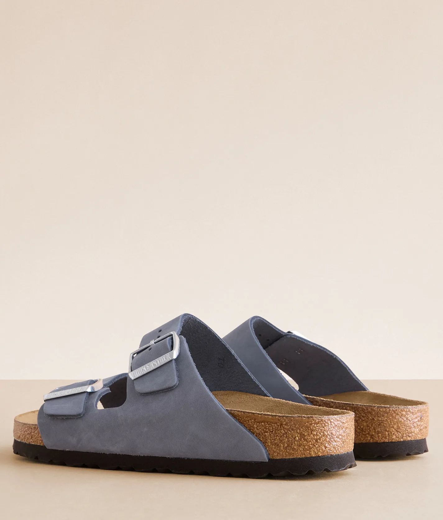 Birkenstock® Arizona Leather Sandal Stone Blue Best