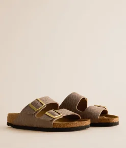 Birkenstock® Arizona Leopard Sandal Gray Taupe Leopard Sale