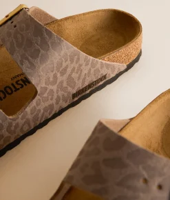 Birkenstock® Arizona Leopard Sandal Gray Taupe Leopard Sale