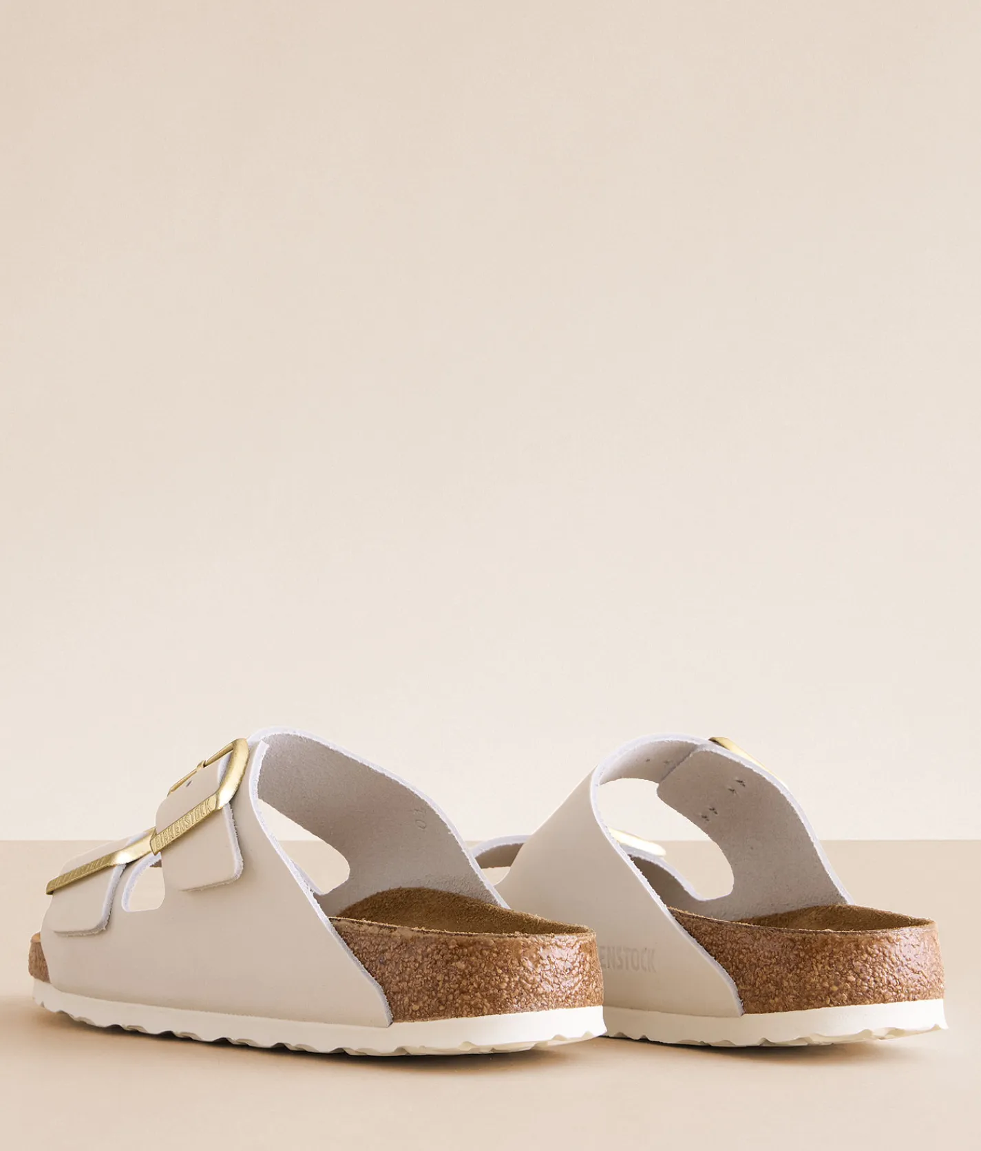 Birkenstock® Arizona Nubuck Leather Sandal Antique White New