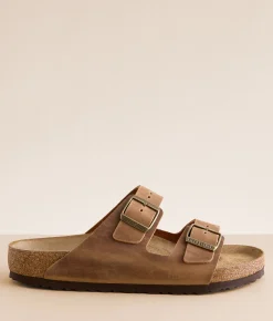 Birkenstock® Arizona Oiled Leather Sandal Cognac Oiled Leather Best