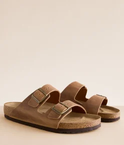 Activewear | Birkenstock® Arizona Oiled Leather Sandal Cognac Oiled Leather