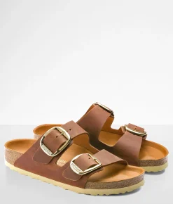 Birkenstock® Arizona Oiled Leather Sandal Cognac Discount