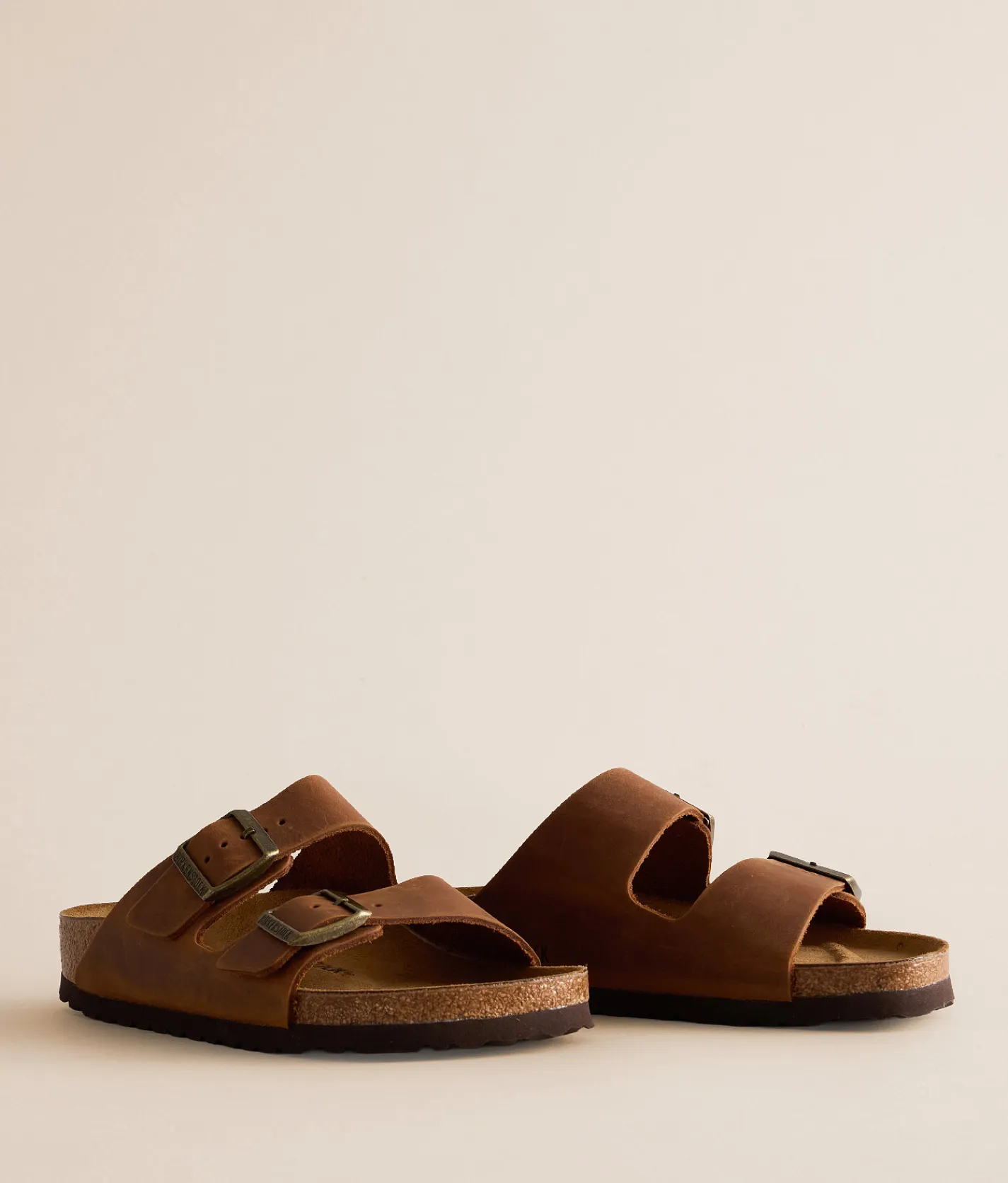 Shoes | Birkenstock® Arizona Oiled Leather Sandal Cognac