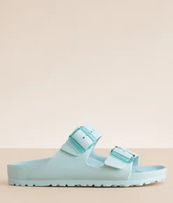 Birkenstock® Arizona Stealth Buckle Sandal Light Rose Hot