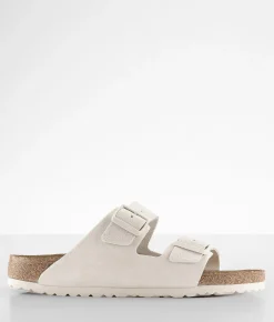 Birkenstock® Arizona Suede Leather Sandal Antique White Online