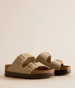 Shoes | Papillio by Birkenstock® Arizona Vegan Platform Sandal Sandcastle