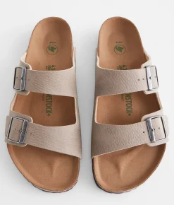Activewear|Shoes | Birkenstock® Arizona Vegan Sandal Desert Dust Gray Taupe
