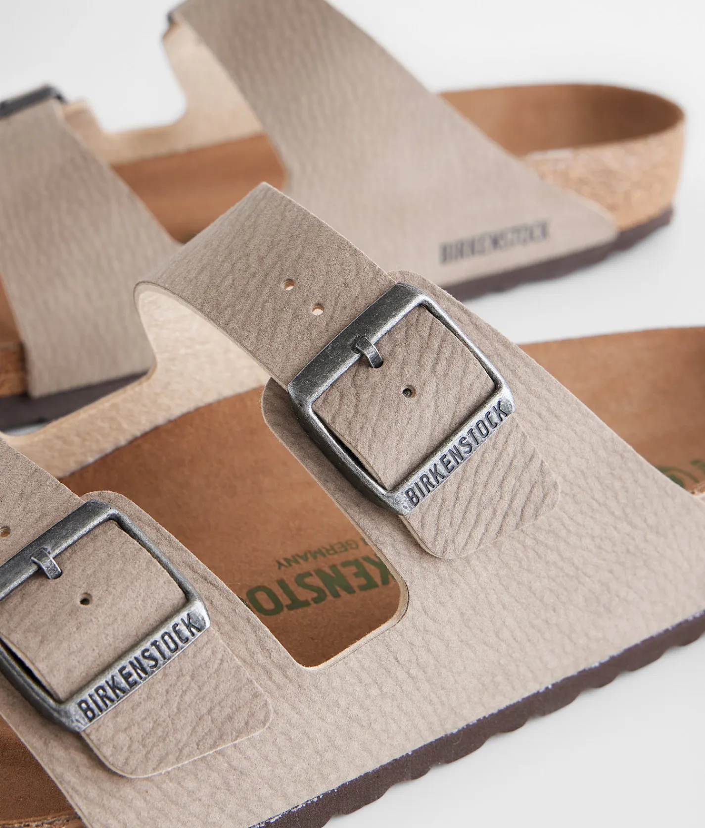 Activewear|Shoes | Birkenstock® Arizona Vegan Sandal Desert Dust Gray Taupe