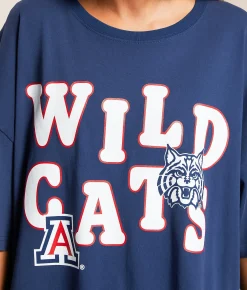 Tops | Gameday SOCIAL® Arizona Wildcats T-Shirt Navy