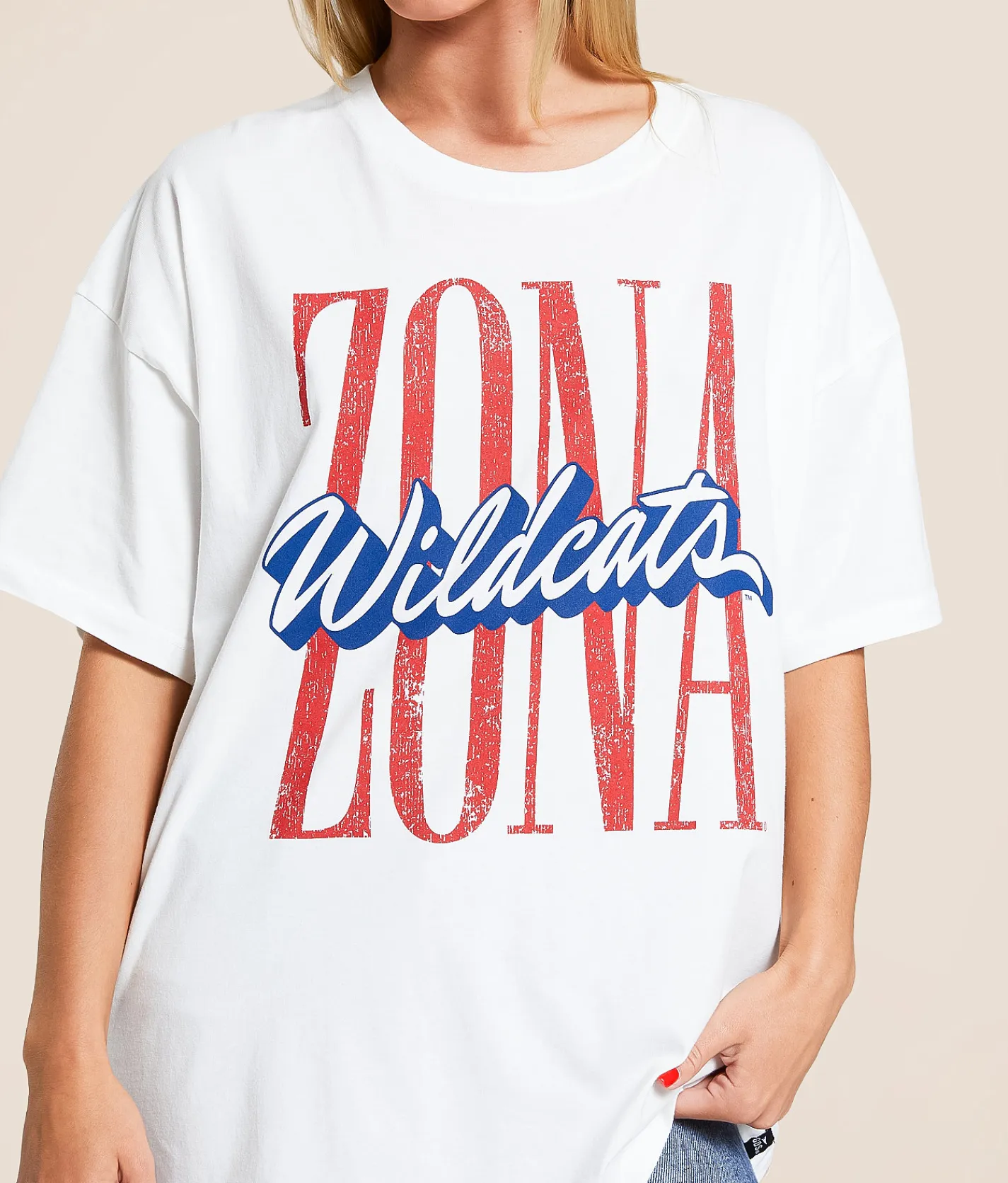 Tops | Gameday SOCIAL® Arizona Wildcats T-Shirt White