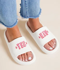 Shoes | Mia Arizonna Eva Yee Haw Slide White